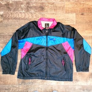 VTG Olympics JC Penny 100% Nylon Windbreaker Track Jacket 90s Mens XLT USA